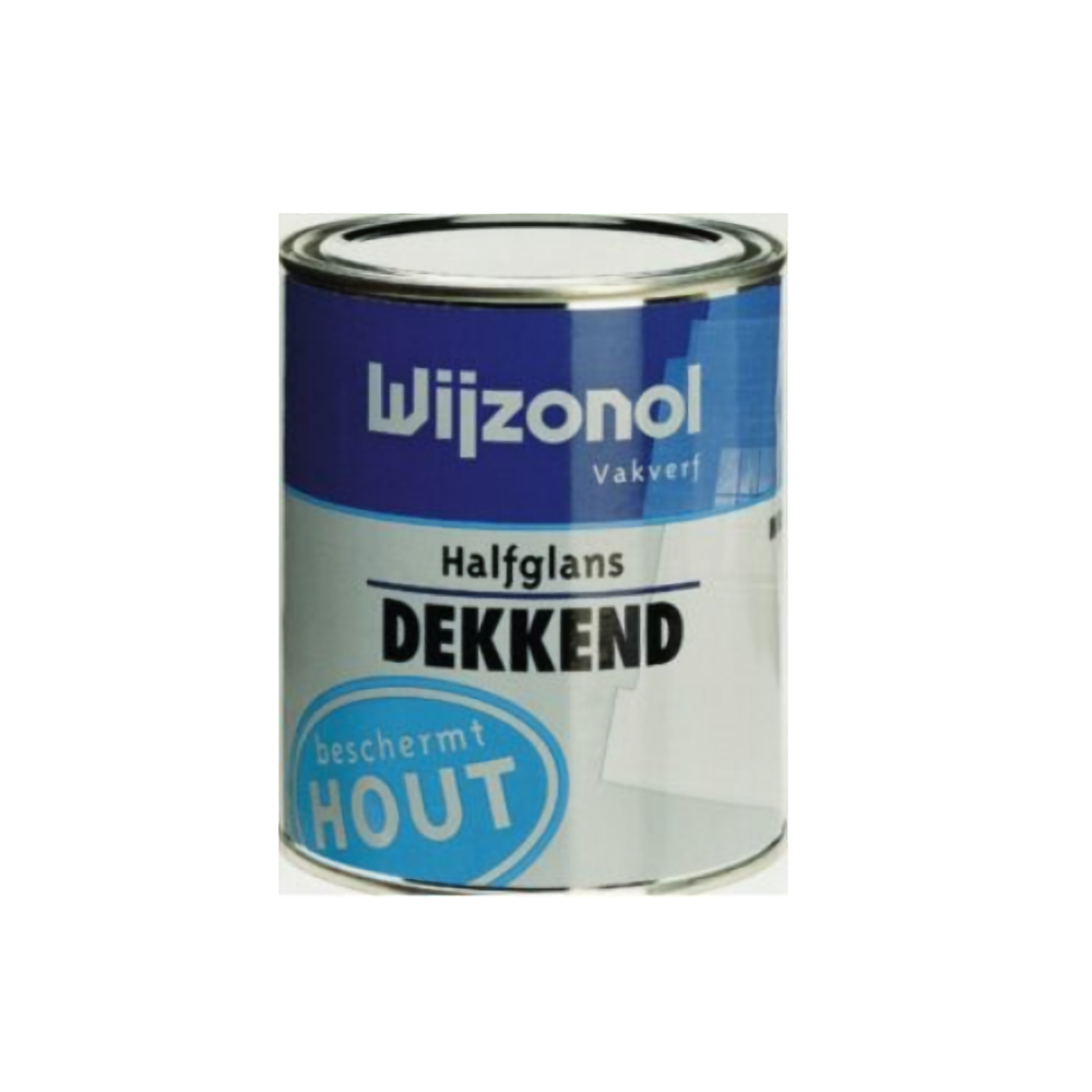 wijzonol dekkend halfglans 0,75 liter blik