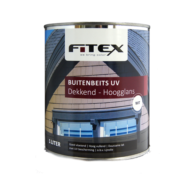 Fitex Buitenbeits UV Dekkend Hoogglans voor hout buiten
