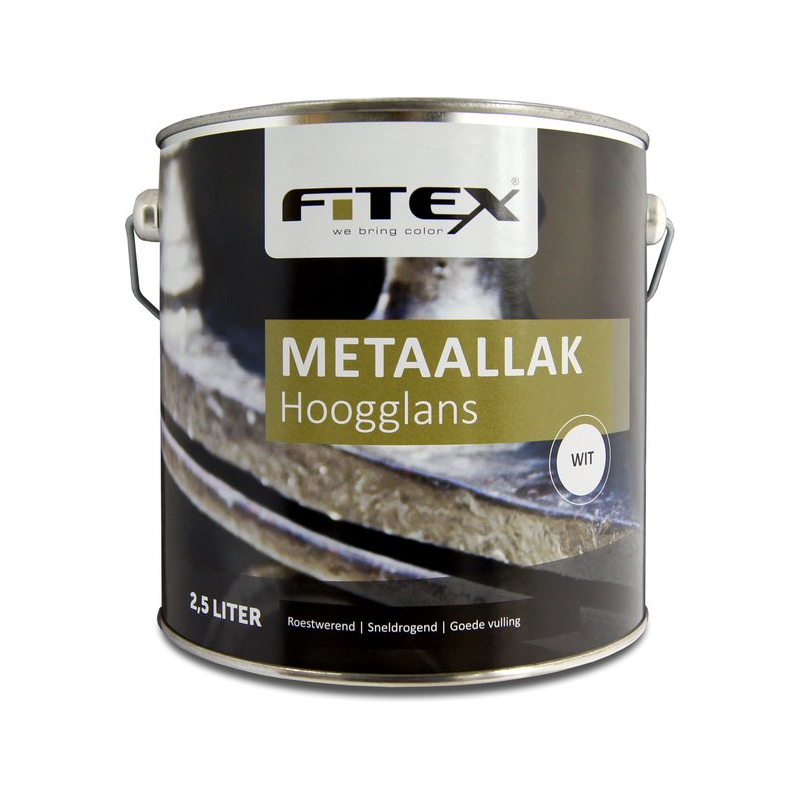 Fitex Metaallak Hoogglans metaalverf