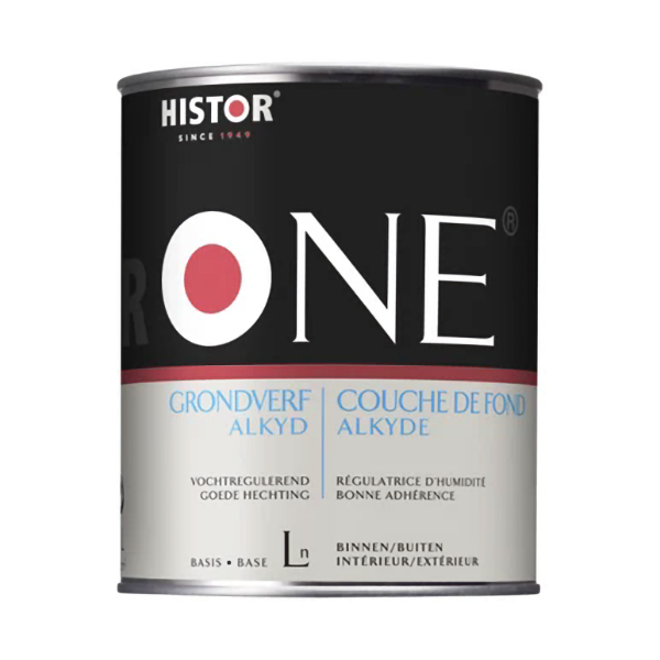 histor one grondverf 0,5 liter wit